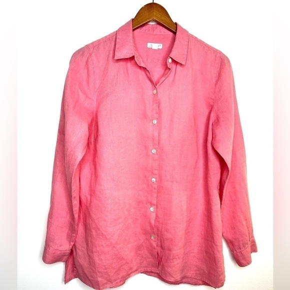 J Jill Love Linen The Essential Shirt - Picture 3 of 5